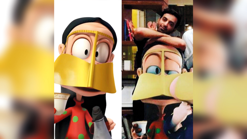 حقق ماجد الفلاسي شهرة واسعة محلياً وعربياً بأداء صوت شخصية «أم سعيد» في مسلسل «فريج». الإمارات اليوم