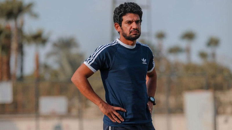 المدير الرياضي للبطائح حسين ياسر المحمدي. من المصدر