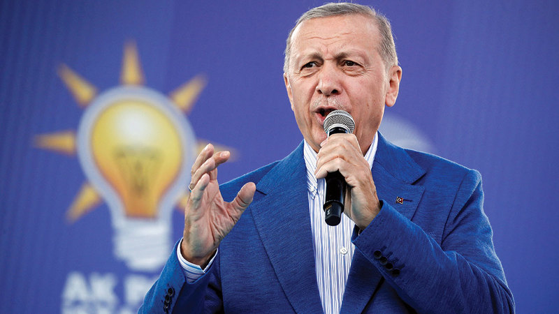 أردوغان متهم بإقامة حكم سلطوي. رويترز