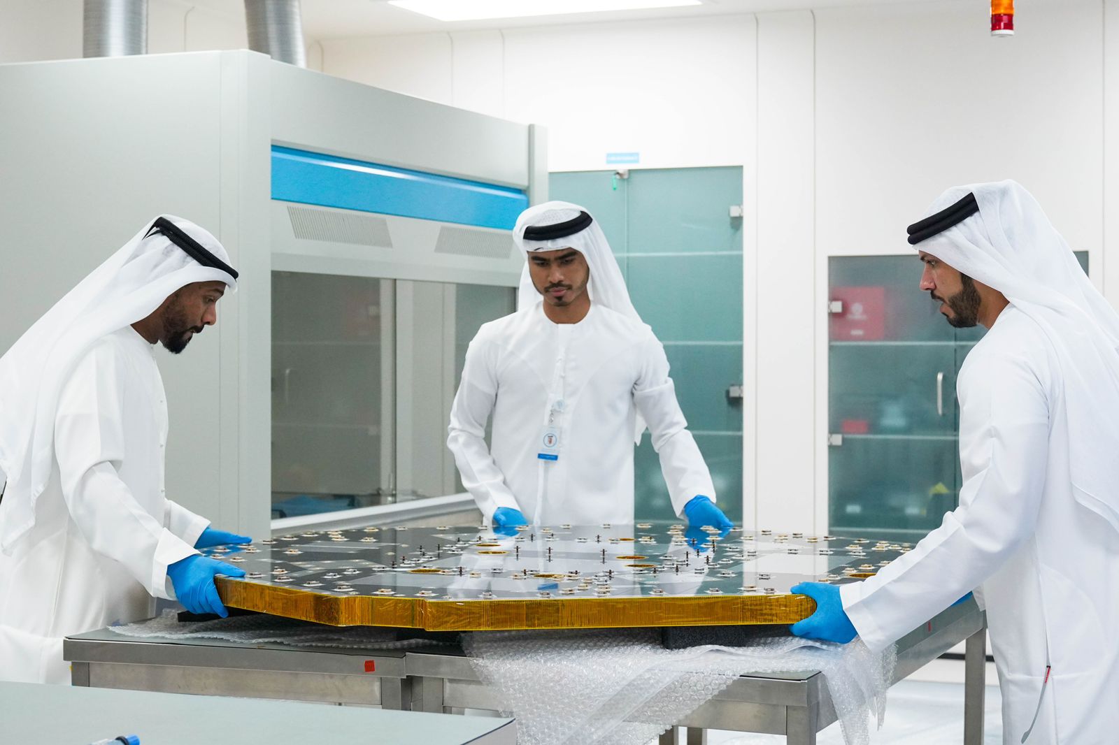 Manufacture of satellite components locally for the first time Pledge