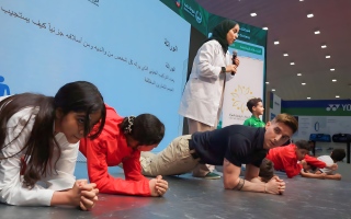 "اتحاد رياضة المرأة يعزز مفهوم العلوم الرياضية في "قافلة شرطة دبي