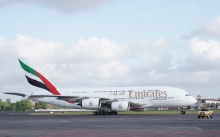 "طيران الإمارات" تشغل "إيرباص A380" لخدمة بالي