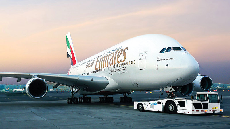 «دبي الدولي» تصدّر قائمة المطارات العالمية من حيث عدد الرحلات والسعة المقعدية لـ«العملاقة». أرشيفية