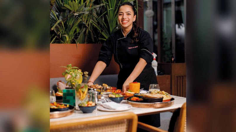 تريشا توفر قائمة طعام مميزة.   من المصدر