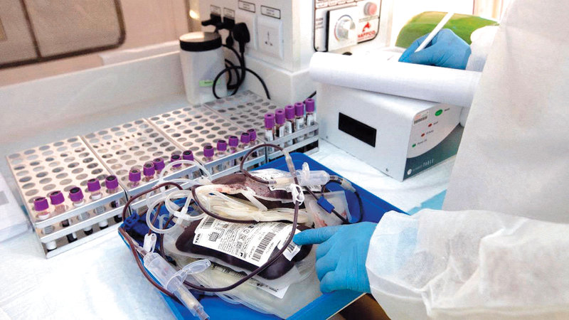 الصفائح الدموية تستخدم في علاج حالات مرضية عدة أبرزها مرضى السرطان ومصابو الحوادث.   من المصدر