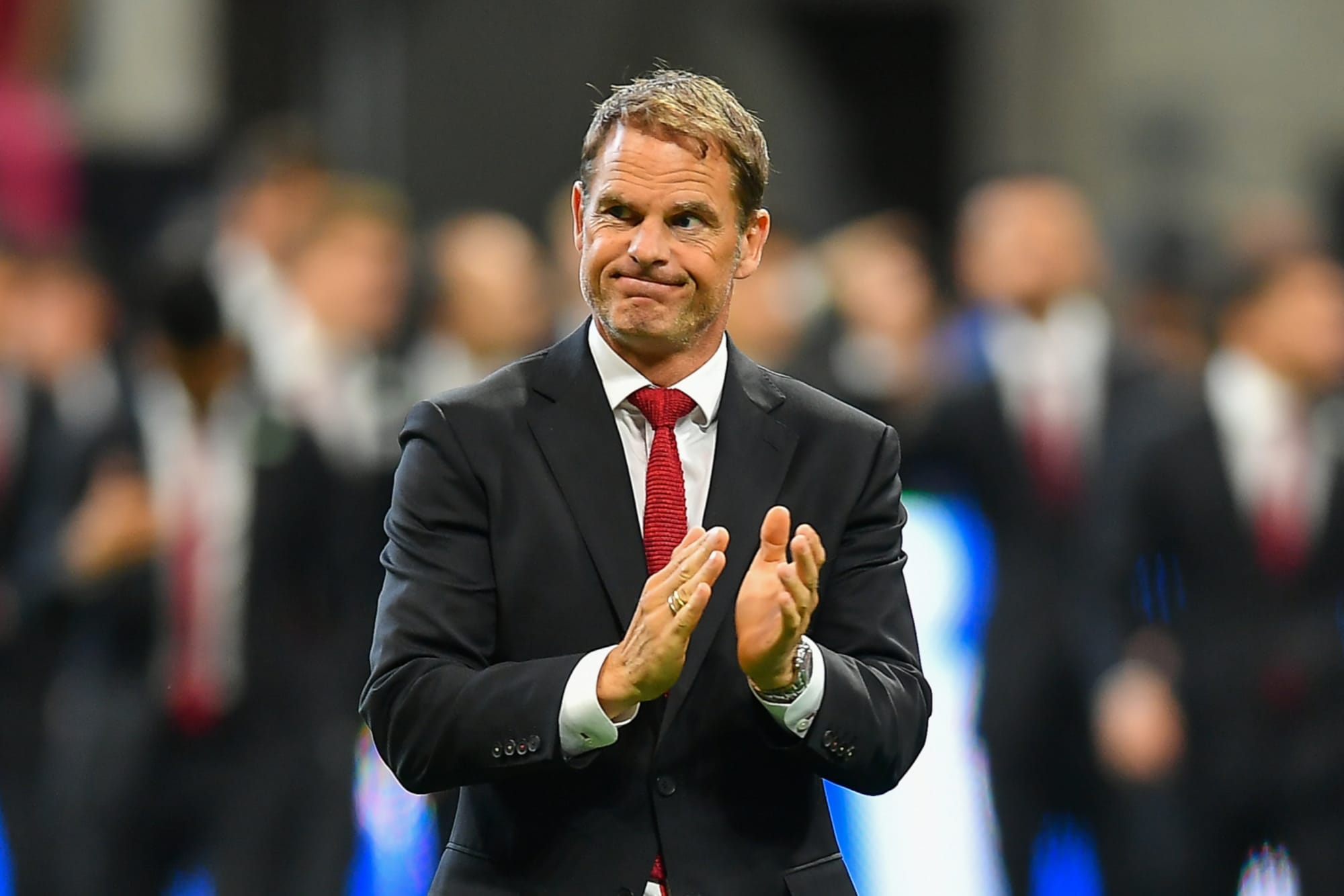 The island is approached by the Dutchman Frank de Boer