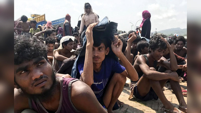 لاجئو الروهينغا ممنوعون من العمل في بنغلاديش.  أرشيفية