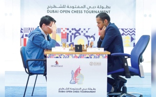 4 لاعبين في صدارة «دولية دبي للشطرنج»