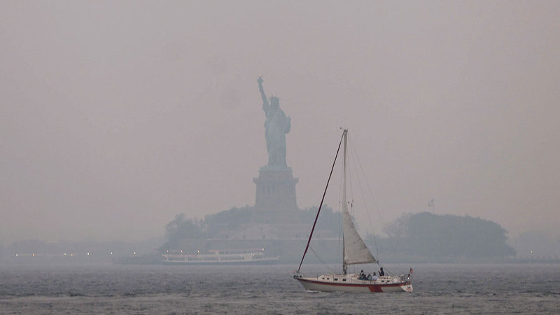 New York has recorded world’s worst air pollution due to wildfires in Canada