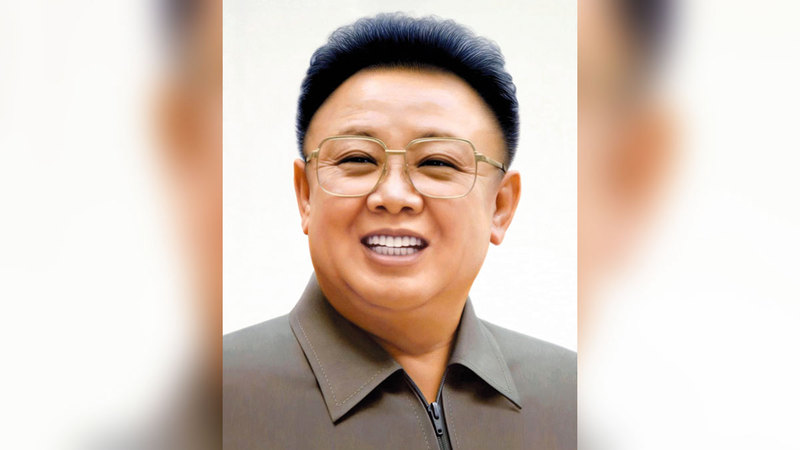 كيم جونغ إيل والد الزعيم الحالي لكوريا الشمالية.   أرشيفية