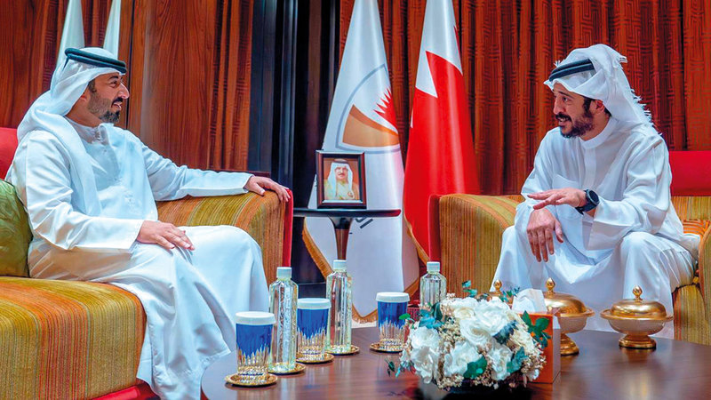 Khalid Bin Hamad welcomes Al Shafar and praises efforts to promote “Cycle Asia”.