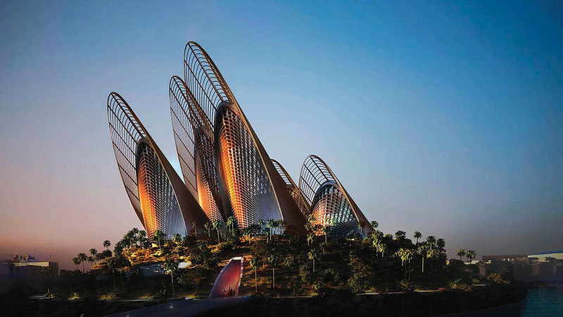 متحف زايد الوطني تبنّى عناصر مستدامة أسفرت عن ترشيد في استهلاك الطاقة بنسبة 30%. أرشيفية