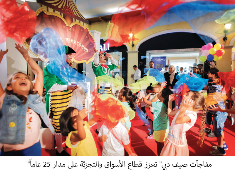 «مفاجآت صيف دبي» تقدم أفضل الفعاليات والعروض التي تناسب مختلف الأعمار من سكان وزوار المدينة. (صورة من دورة سابقة).  أرشيفية