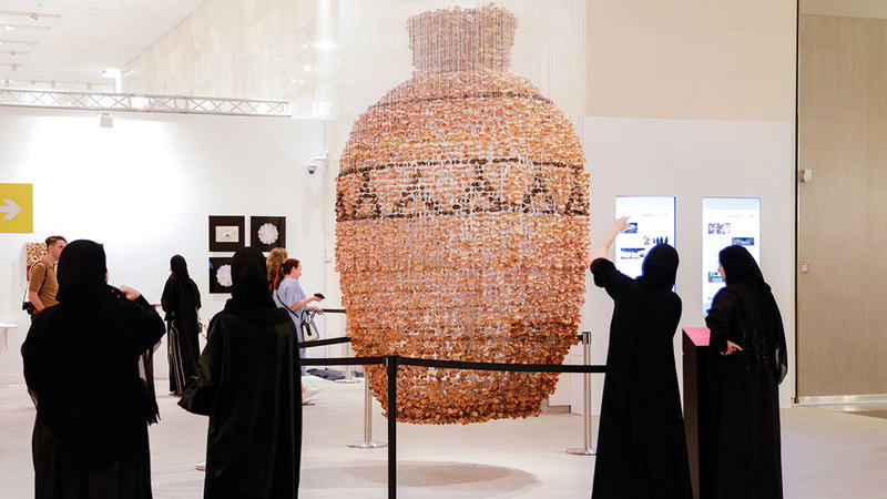 فعاليات وعروض «فن أبوظبي» علامة فارقة في الأنشطة الثقافية بالإمارات والمنطقة. من المصدر