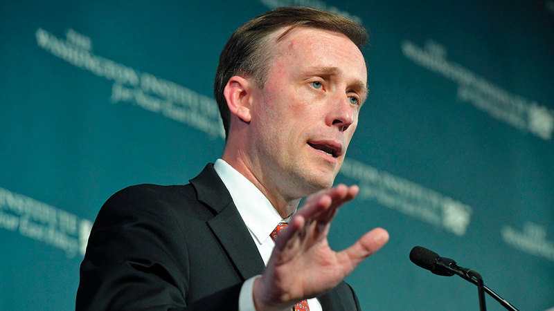 جاك سوليفان يبرر الناحية الأخلاقية لإرسال القنابل العنقودية لأوكرانيا.  أرشيفية