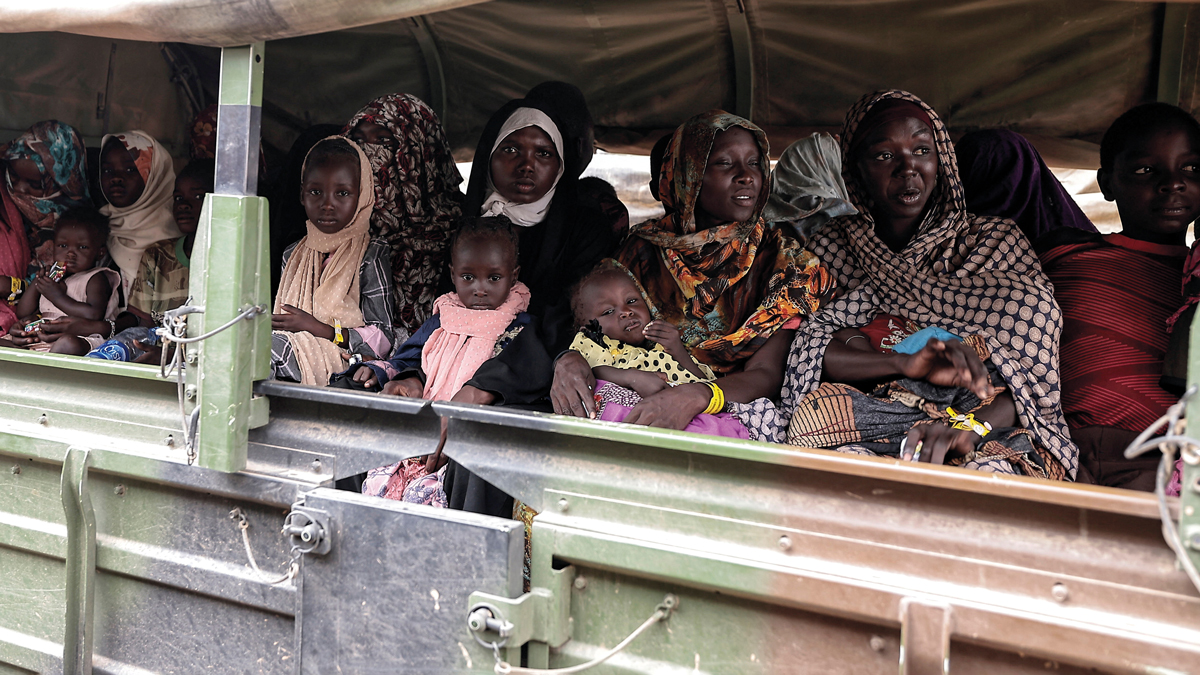 عمليات النزوح مستمرة في إقليم دارفور.   أ.ف.ب