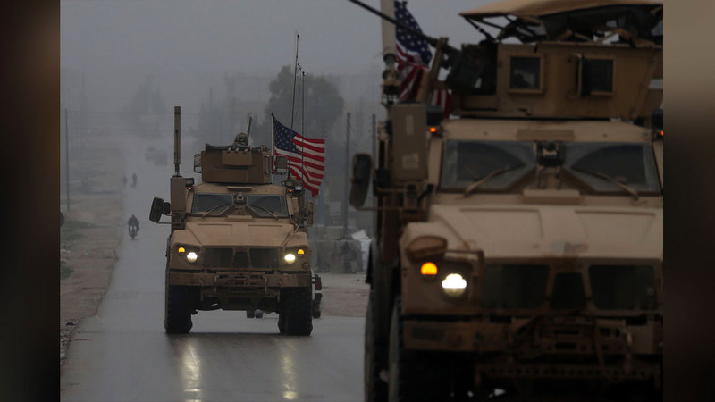مركبات عسكرية أميركية في شمال سورية.   أرشيفية