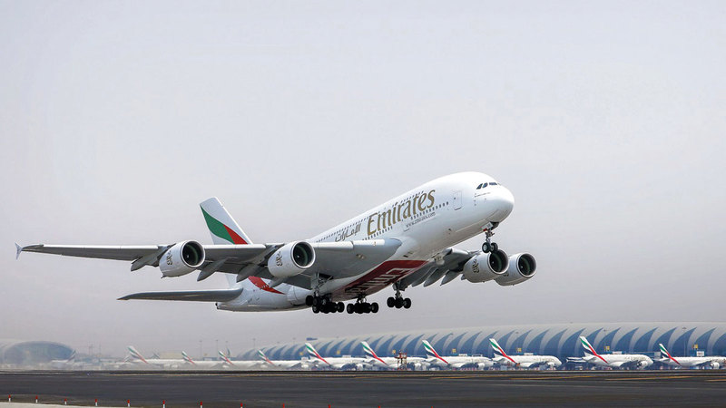«طيران الإمارات» تدير برنامجاً شاملاً لكفاءة استهلاك الوقود.  من المصدر