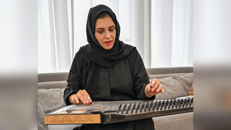 سمية بوخشم تأمل بتمثيل بلدها وتقديم صورة مشرفة عن المرأة الإماراتية.  تصوير: يوسف الهرمودي