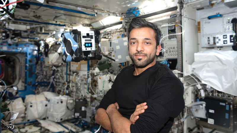 رائد الفضاء سلطان النيادي أعلن عن الدراسة من على متن محطة الفضاء الدولية.  أرشيفية