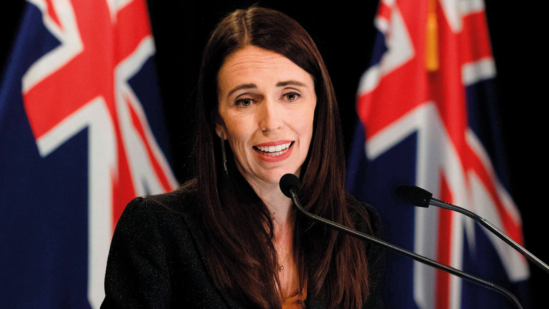 أردرن أصبحت أيقونة عالمية.   أ.ف.ب