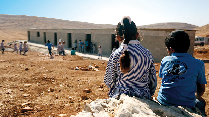 الاحتلال أباد أحلام طلبة «عين سامية» بتعليم آمن.   الإمارات اليوم