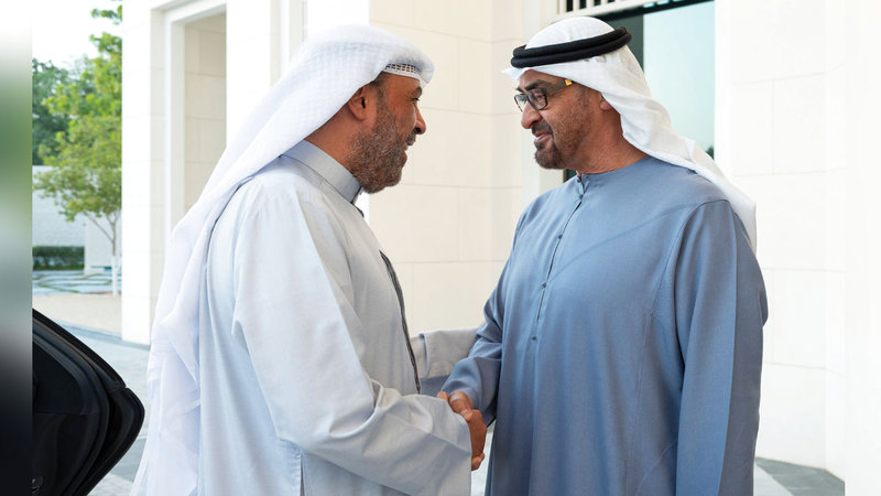 The Head of State discusses the brotherly relations between the two countries with the Deputy Prime Minister of Kuwait