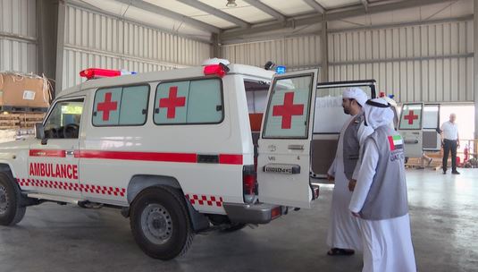 أرسلت دولة الإمارات سفينة تحمل على متنها 23 سيارة إسعاف مجهزة بكامل معدات الإسعاف والطوارئ والأمن والسلامة للمساهمة في دعم القطاع الصحي في أوكرانيا.  وام