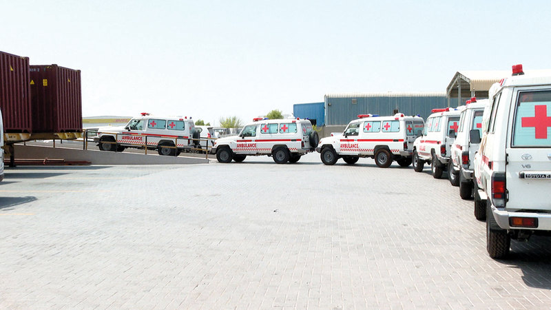 الإمدادات الحالية تشمل 23 سيارة إسعاف من أصل 50 ستقدمها الإمارات لأوكرانيا.    وام