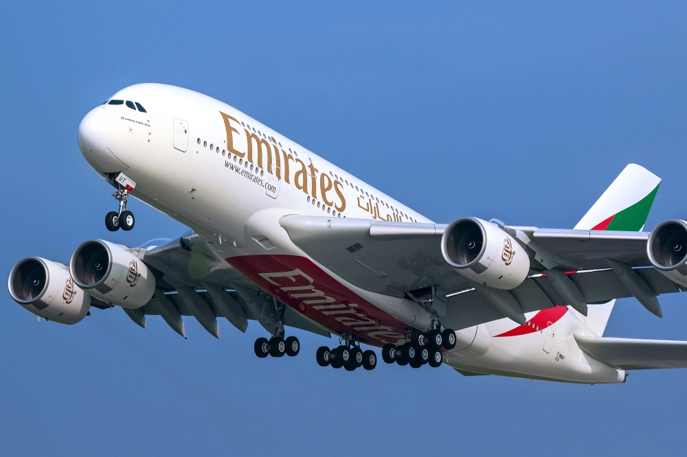 Emirates Airlines operates all Sydney flights with “giant” aircraft