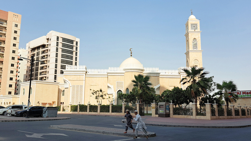 مسجد الزرعوني الكبير في منطقة النهدة.   تصوير: أحمد عرديتي