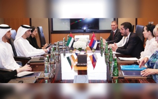 الصورة: الإمارات وصربيا تطلقان محادثات للتوصل إلى اتفاقية شراكة اقتصادية شاملة