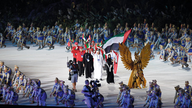 دورة الألعاب الآسيوية تنطلق في هانغتشو الصينية بمشاركة 12 ألف رياضي من 45 دولة.  من المصدر