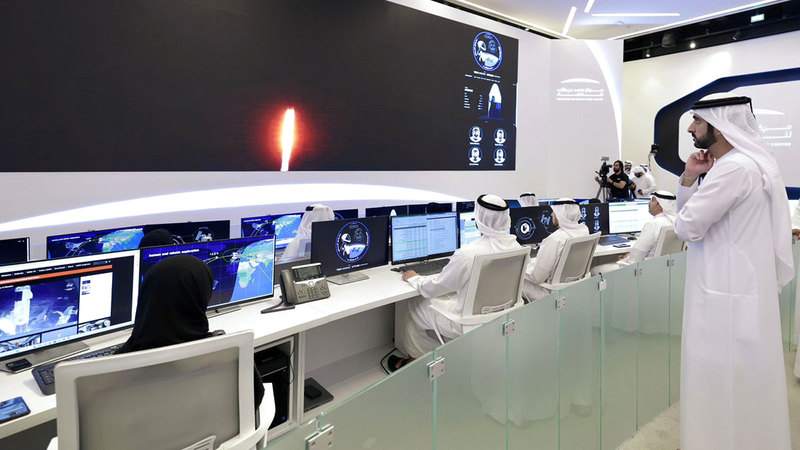 مركز محمد بن راشد للفضاء يضطلع بدور محوري في رسم مستقبل الإمارات في قطاع الفضاء.  من المصدر