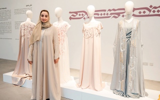 الصورة: 65 قطعة فنية تتحلى بجمال الخط في مكتبة الصفا