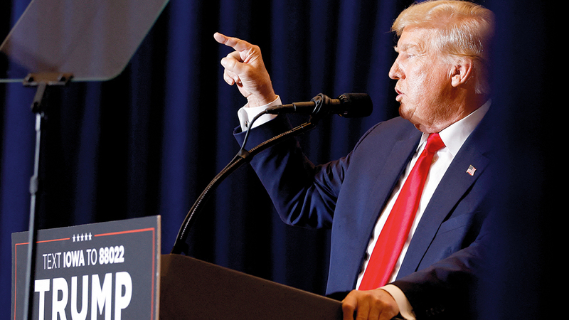 ترامب يقدر 24 ساعة لانتهاء الحرب في أوكرانيا حال وجوده بالبيت الأبيض. رويترز