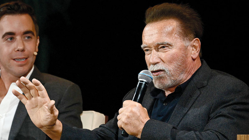 Arnold Schwarzenegger broke Barbara Bush’s leg
