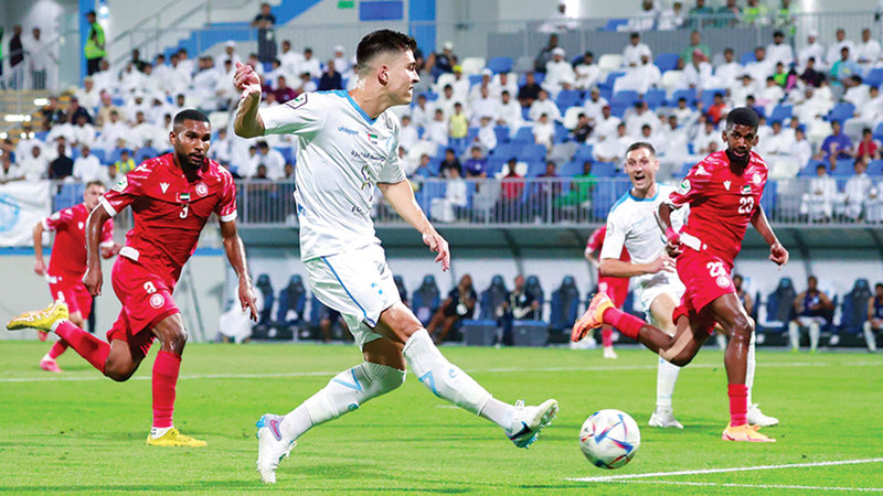 دبا في مباراة سابقة. من المصدر