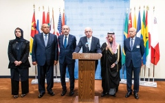 الصورة: الإمارات تسطر ملحمة سياسية ودبلوماسية لدعم القضية الفلسطينية