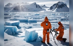 الصورة: علماء: لا مفر من زيادة ذوبان الجليد في القطب الجنوبي