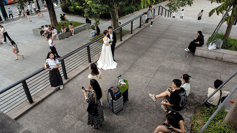الصين تشجّع المرأة على الزواج والإنجاب وتكوين أسرة. من المصدر