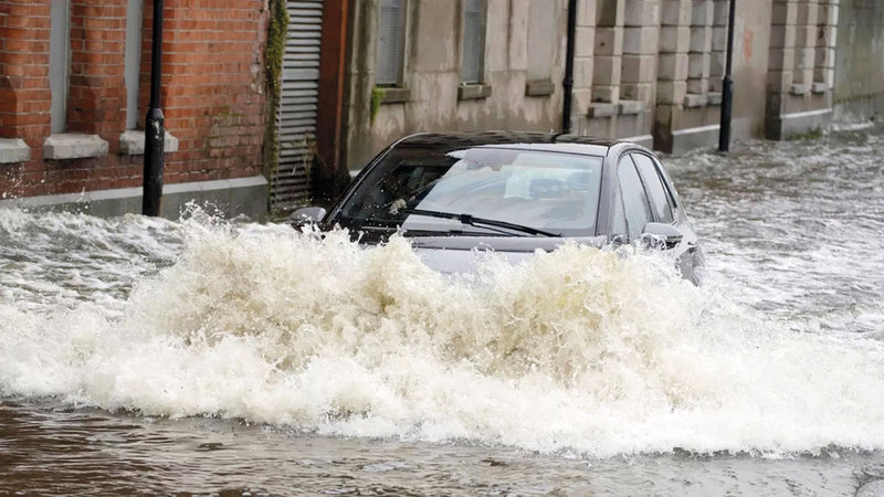 «سياران» تضرب بريطانيا وتؤدي إلى أمطار غزيرة للغاية. أرشيفية