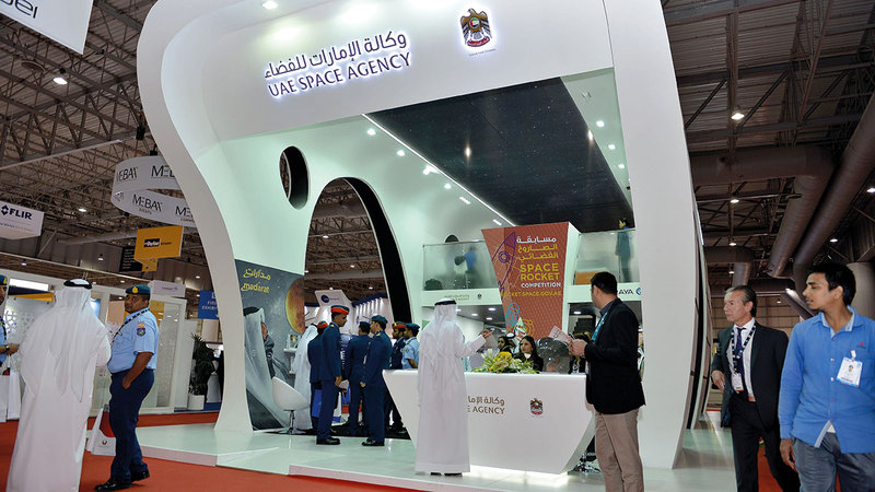 «الوكالة» توفر فرص ترويج لعرض المنتجات والخدمات الفضائية المقدمة من قِبل الشركات.  أرشيفية