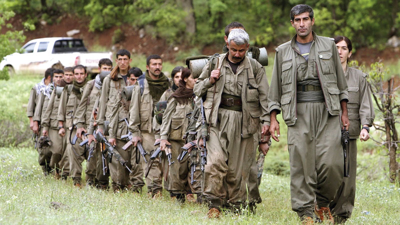 مسلحون من حزب العمال الكردستاني. أرشيفية