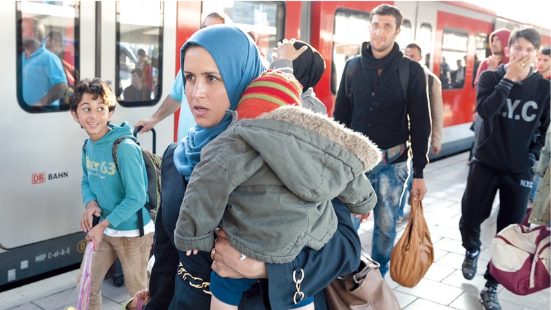 اللاجئون السوريون هربوا إلى ألمانيا نتيجة الحرب في بلادهم. أرشيفية