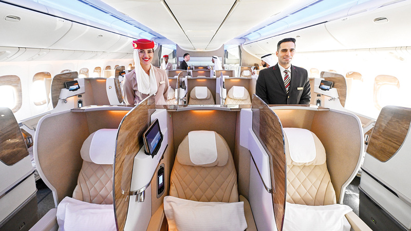 استراتيجية «طيران الإمارات» تتمثل في تشغيل أسطول حديث من الطائرات «عريضة البدن». تصوير: باتريك كاستيلو