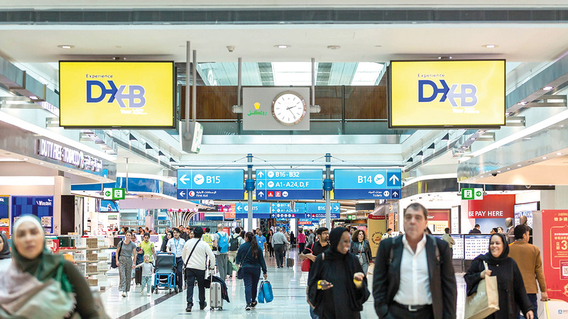 الربع الثالث من 2023 الأكثر ازدحاماً لمطار دبي من حيث أعداد المسافرين منذ 2019. من المصدر