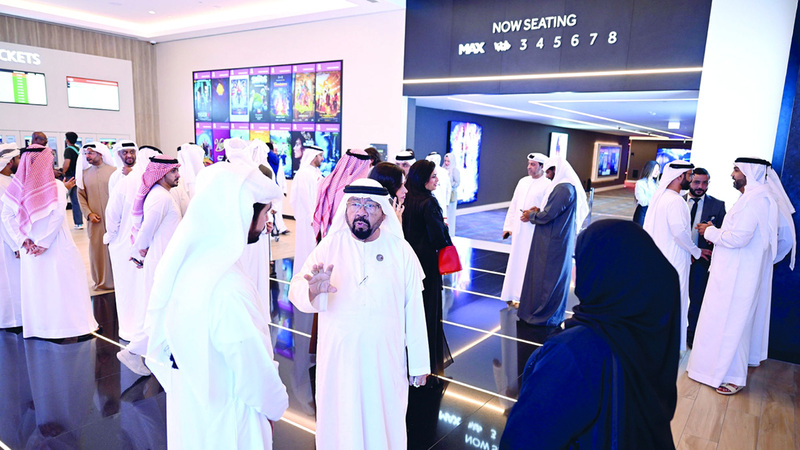 عدد كبير من صناع السينما شهدوا إطلاق القناة. تصوير: نجيب محمد