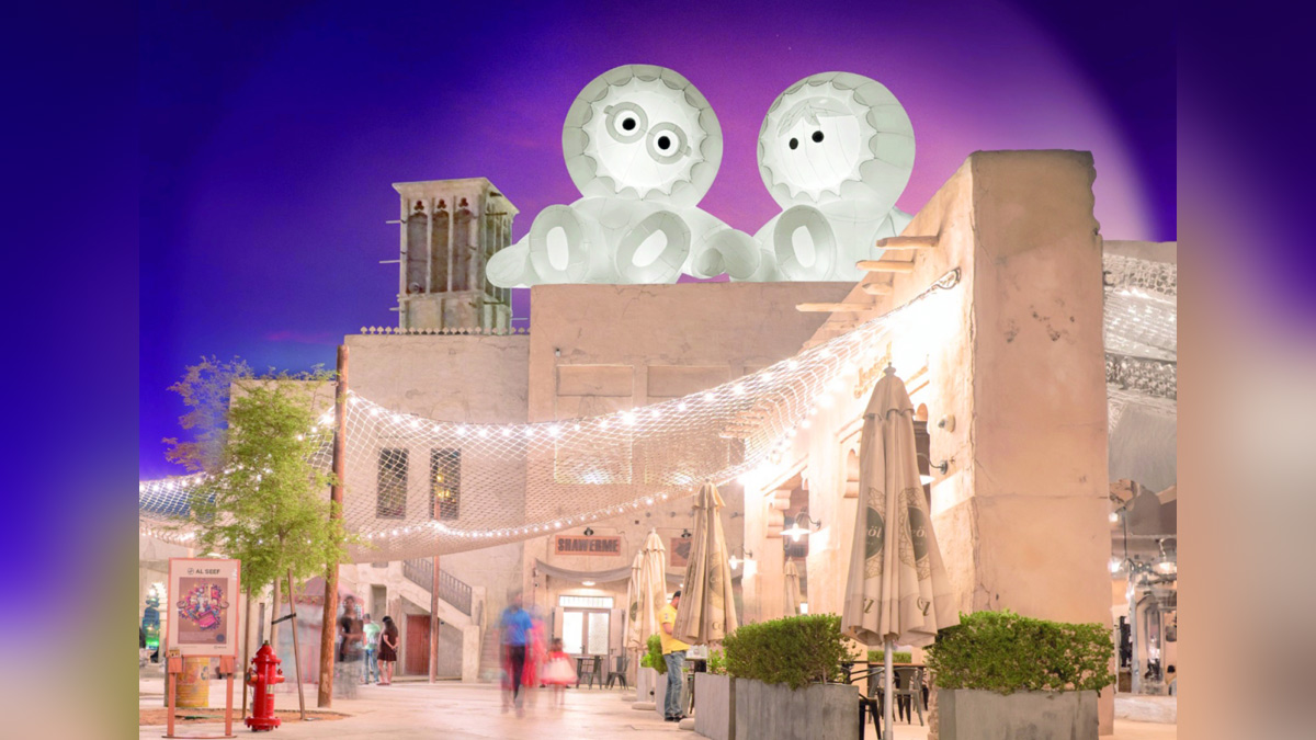 أضواء دبي تعود بتركيبات فنية جديدة. من المصدر