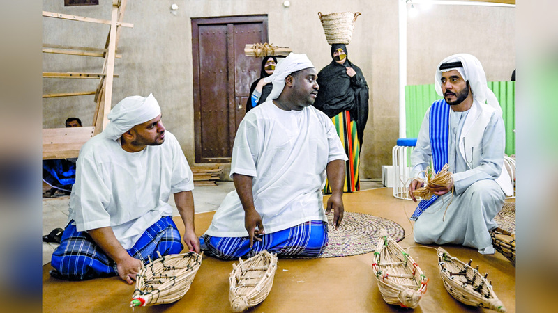المهرجان يصحب ضيوفه في رحلة مع البحارة وأدوات الصيد قديماً. تصوير: باتريك كاستيلو